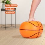 Silent Basketball Foam Bouncing Silent Basketball Uncoated High Density Foam Ball Indoor Low Noise Training Ball - Image 2