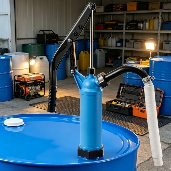 877e5b9b-05d6-4abe-8fb9-120e774f69f6.jpg Lever-Action Barrel Pump, 9.5 Oz Stroke Hand Operated Drum Pump For 5-55 Gallon Drums - Image 1