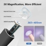 Mini UV LED Nail Lamp Handheld With Stand, Portable Nail Dryer USB Cordless - Image 3