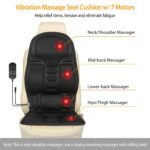 1Pc Back Massager Cushion Electric Massage Car Seat Cushion Chair Pad With Heating Function 8 Vibration Modes 3 Intensity Levels Fedex Shipping - Image 9