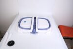 1Pc Baby Bath Tub With Thermometer Collapsible Travel Friendly 0 To 24Months Baby Bathtub With Drain Hole For Newborn Infant Toddler Odorless Toxic Free Foldable Bathtub - Image 9