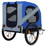 Large Folding Bike Trailer For Dogs  120LB Capacity All-Terrain Pet Carrier, Durable Steel Frame For Cycling, Jogging, Camping  Outdoor Adventures - Image 7
