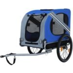 Large Folding Bike Trailer For Dogs  120LB Capacity All-Terrain Pet Carrier, Durable Steel Frame For Cycling, Jogging, Camping  Outdoor Adventures - Image 10