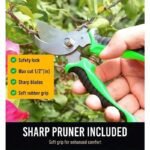 Garden Tools Set, 8 Piece Gardening Tools Set With Non Slip Ergonomic Handle, Heavy Duty Garden Tool Set With Storage Bag, Gardening Kit For Women, Garden Hand Tools Gift For Women And Men - Image 2