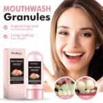 Oralhoe Peach Flavor Teeth Cleaning Mouthwash Pellets Breath Long Lasting Fragrance Clean Gums Portable Mouthwash Pellets - Image 3
