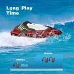4DRC S5 Fast RC Boat For Pools And Lakes, 2.4 GHz 20- MPH Racing Boats For Kids - Image 10
