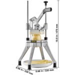 VEVOR Commercial Chopper Commercial Vegetable Chopper With 4 Blades Fruits Dicer - Image 4