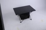 1Pc Foldable Camping Table With Storage Basket Rustproof Portable Aluminum Alloy Roll-Up Camping Table With Carrying Bag For Camping Hiking BBQ Picnic Fishing Fedex Shipping - Image 5