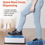 Shoe Cover Dispenser Fits Up To US 11 With  Disposable Plastic Covers