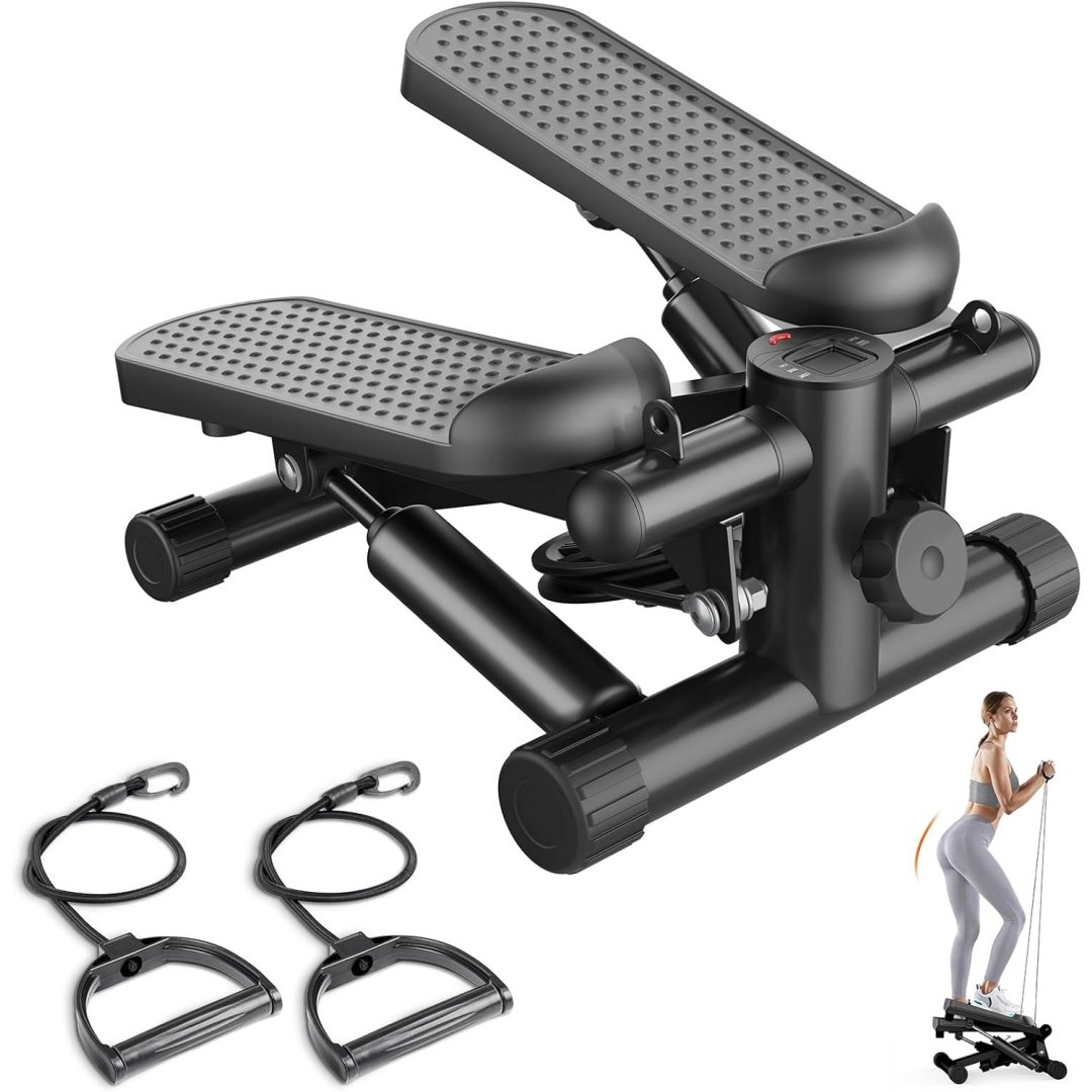 aa578554-718f-462e-911d-eb5c597dd564.jpg Mini Stepper With Resistance Band - Image 1