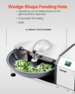 Food Processor Vegetable Chopper 3000RPM Food-Grade Stainless Steel Blender - Image 2