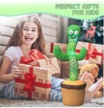 Dancing Cactus Plush Toy Doll Electronic Recording Shake With Song Funny Gift US - Image 2