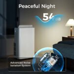 12000 BTU Portable Air Conditioner with Remote Control, Free Standing AC Unit with Built-in Cool, Dehumidifier, Fan Modes for Room Up to 550 Sq.Ft., 24 Hour Timer, Window Installation Kit - Image 2