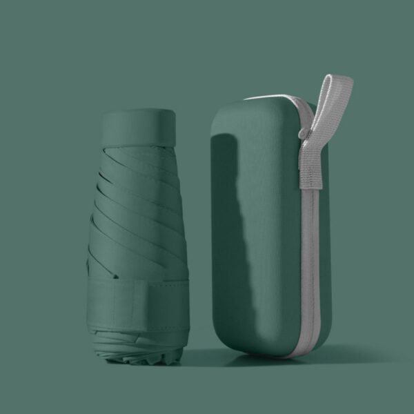 Flat five fold dark green