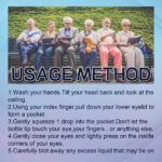 EELHOE Eye Drops Relieve Redness And Blurred Eyes Eye Fatigue Dryness Blurred Vision Moisturizing Eye Care Solution - Image 4