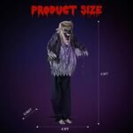 6.9ft Werewolf Outdoor Halloween Decorations - Image 3