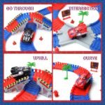 Spider-Themed Flexible Track Toy Set Includes Black And Red Spider Cars,Pickup Only - Image 9