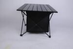 1Pc Foldable Camping Table With Storage Basket Rustproof Portable Aluminum Alloy Roll-Up Camping Table With Carrying Bag For Camping Hiking BBQ Picnic Fishing Fedex Shipping - Image 6