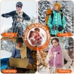 1Pc Electric Heated Winter Scarf USB Heating Neck Wrap Unisex Heated Neck Shawl Soft Warm Scarves 3 Heating Modes For Outdoor Cycling Skiing Skating - Image 4
