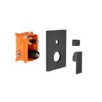 Shower System with Shower Head; Hand Shower; Slide Bar; Bodysprays; Shower Arm; Hose; Valve Trim; and Lever Handles - Image 10