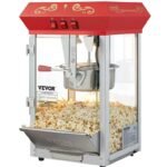 Popcorn Popper Machine 8 Oz Countertop Popcorn Maker 850W 48 Cups Red - Image 6