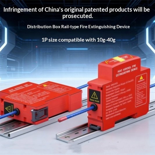 d0c2e6ab-f3f6-43a7-90f2-29b71b70ccc8.jpg Hanging Aerosol Fire Extinguisher Distribution Cabinet Automatic Fire Suppression System - Image 1