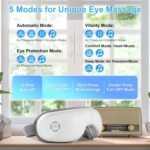 1Pc Eye Massager With Heat Music Air Pressure Vibration Massage Rechargeable For Men Women Elders Wireless Eye Mask - Image 10