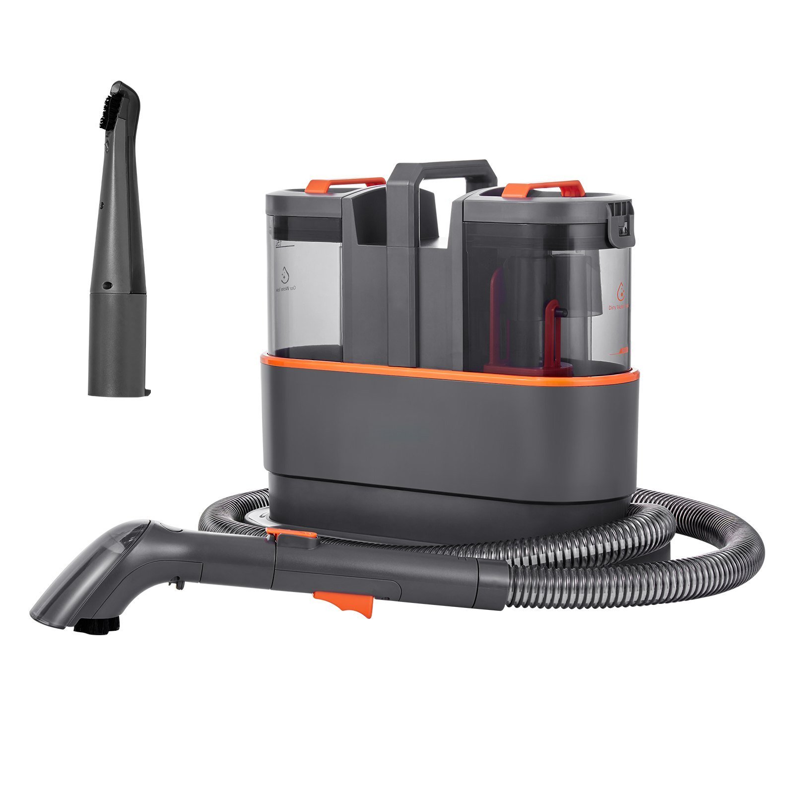 db738a2a-dc64-42ca-8c46-28261924e2d6.jpg Portable Carpet Cleaner Machine Dual-Water Tank 11.5Kpa Upholstery Cleaner - Image 1