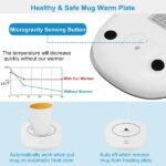 Coffee Mug Warmer Cup Warmer Auto Shut Off Coffee Tea Milk Electric Heater Pad Office Home Desk Coffee Mug Warmer - Image 4