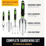 Garden Tools Set, 8 Piece Gardening Tools Set With Non Slip Ergonomic Handle, Heavy Duty Garden Tool Set With Storage Bag, Gardening Kit For Women, Garden Hand Tools Gift For Women And Men - Image 8