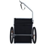 Large Folding Bike Trailer For Dogs  120LB Capacity All-Terrain Pet Carrier, Durable Steel Frame For Cycling, Jogging, Camping  Outdoor Adventures - Image 2