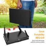 1Pc 17.32x10.63x8.27in Portable Charcoal Grill For Spring Summer Outdoor Activities Foldable BBQ Suitcase Grill Shelf For Outdoor Camping Picnics Garden Grilling Fedex Shipping - Image 5