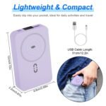 1Pc 3 In 1 10000mAh MagSafe Fast Charging Power Bank PD20W Portable Charger With 2 Built In Cables Stand Fit For IOS Phone 16 15 13 Series And More - Image 10