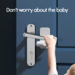 Door Lever Lock Child Pets Safety Lock Door Handle Fixed Anti-theft For Door Children Safety Care Door Stops - Image 7