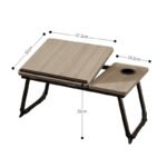 Adjustable Laptop Desk,Bed Computer Desk, Foldable Study Desk, Bedroom, Children's Adjustable Table, Small Coffee Table, Dining Table, Adjustable Solid Wood Writing Desk - Image 5