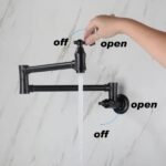 Folding faucet Pot Filler Faucet Wall Mount - Image 2