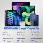 1Pc 3 In 1 10000mAh MagSafe Fast Charging Power Bank PD20W Portable Charger With 2 Built In Cables Stand Fit For IOS Phone 16 15 13 Series And More - Image 2