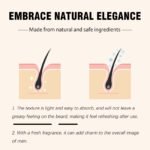East Moon Beard Care Oil Men's Facial Sideburns Beard Styling Moisturizing Black Thick Care Oil - Image 2