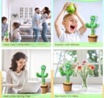 Dancing Cactus Plush Toy Doll Electronic Recording Shake With Song Funny Gift US - Image 5