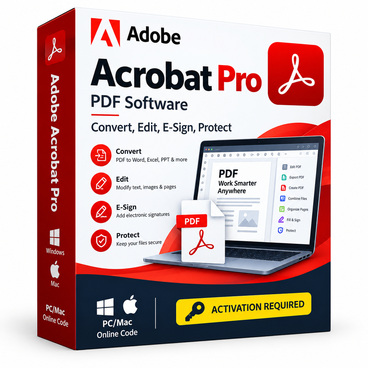 Adobe Acrobat Pro PDF Software for PC and Mac
